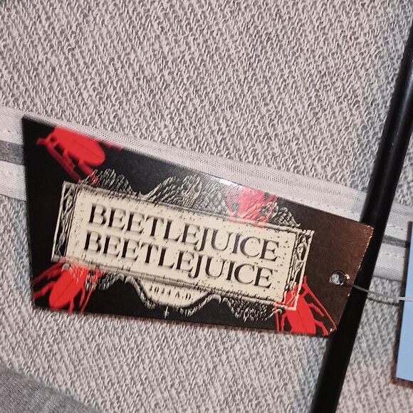 NEW Women's Target Exclusive Beetlejuice Astrid Graphic Blazer - Heather Gray M - Picture 10 of 10